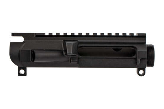 The Noveske Rifleworks Gen III AR15 stripped upper receiver features a hardcoat anodized finish